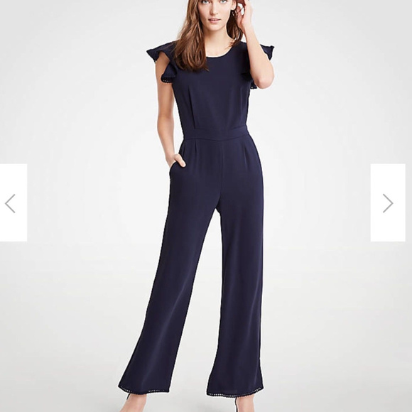 Ann Taylor Dresses & Skirts - ANN TAYLOR Blue Jumpsuit Size 6, 10 Tall#0312